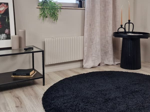 Komon Sort Rund 200 cm Ryatæppe