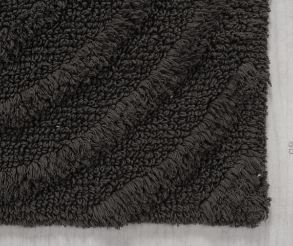 Noah Rake Svart 50x60 cm Badrumsmatta