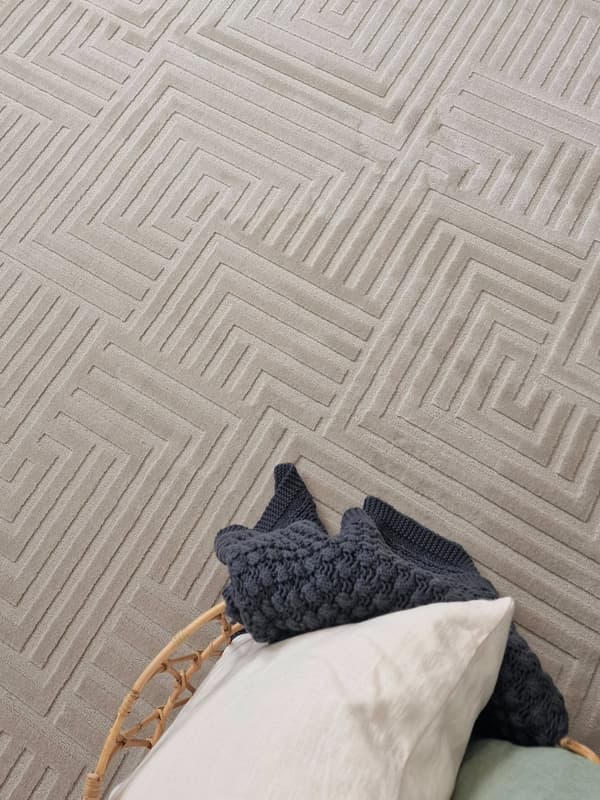 Elaro Solara Linned 80x150 cm Moderne Tæppe