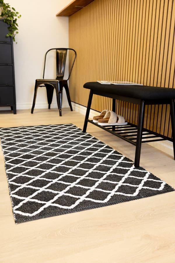 Mimmi Dalli Svart 70x150 cm Plastmatta