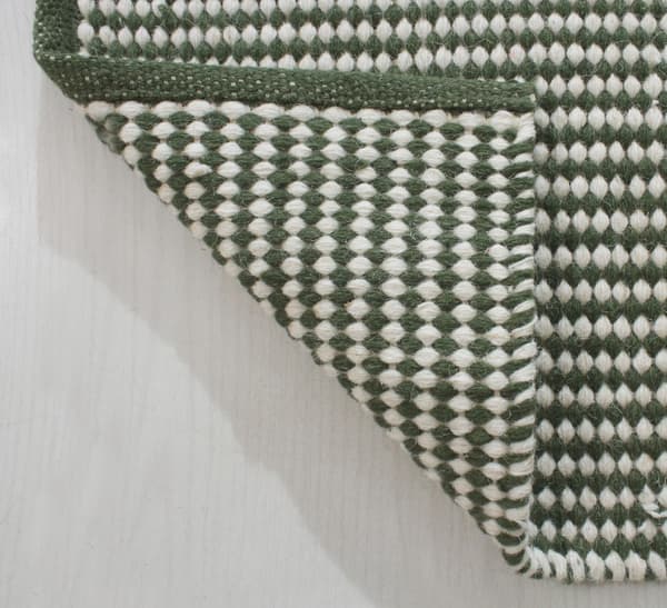 Nellie Grøn 75x230 cm Uldmåtte