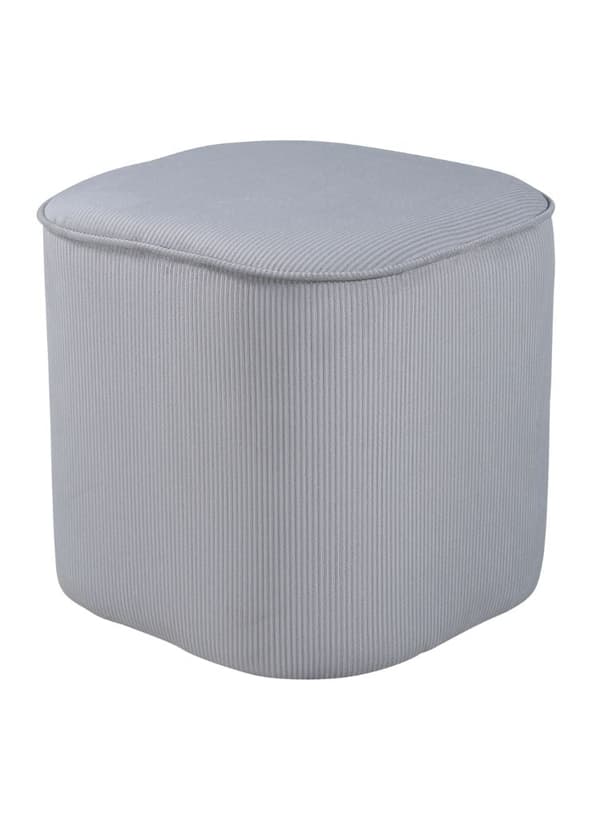 Sittpuff Adela Corduroy Grå