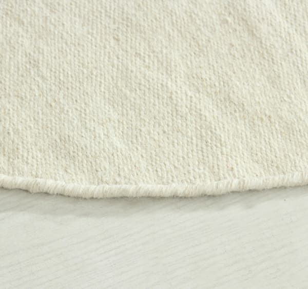 Dalen Offwhite Rund Uldmåtte 160 cm