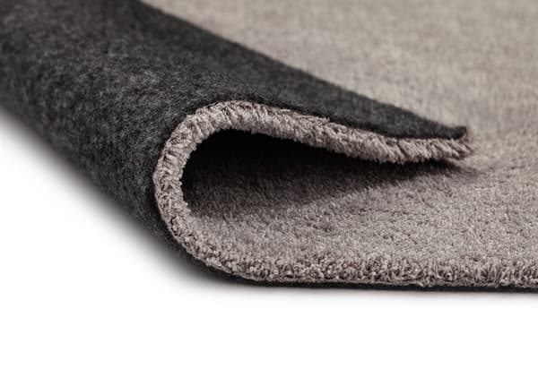 Benny Silver vaskbar tæppe 200x290 cm i blød microfiber