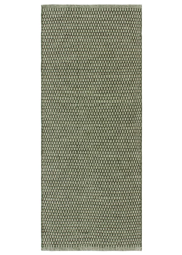 Mila Grön 75x150 cm Ullmatta