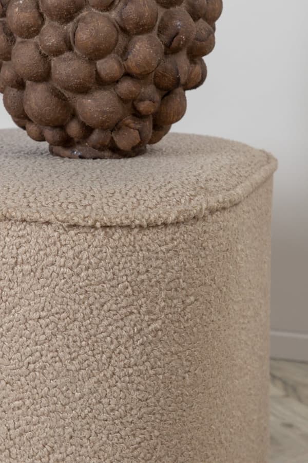 Sittpuff Adela Teddy Beige
