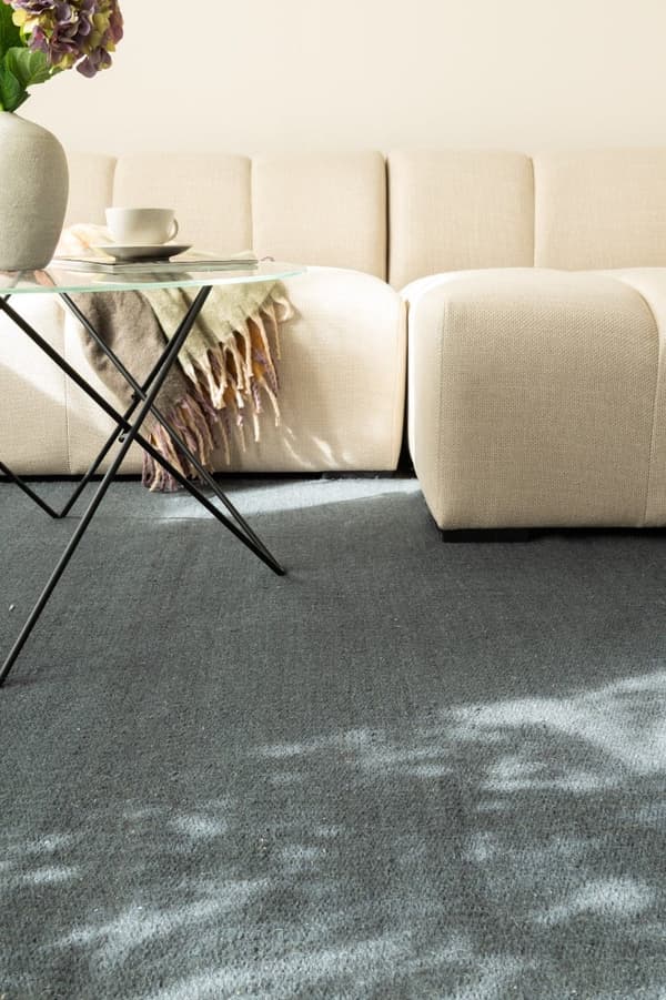 Arbo Grafit Kvadrat 200 cm Ullmatta