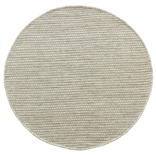 Mila Offwhite Rund 120 cm Ullmatta