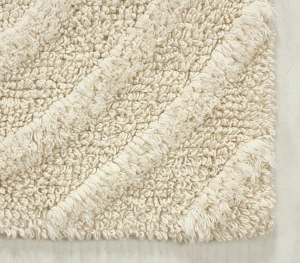 Noah Rake Vit 50x60 cm Badrumsmatta