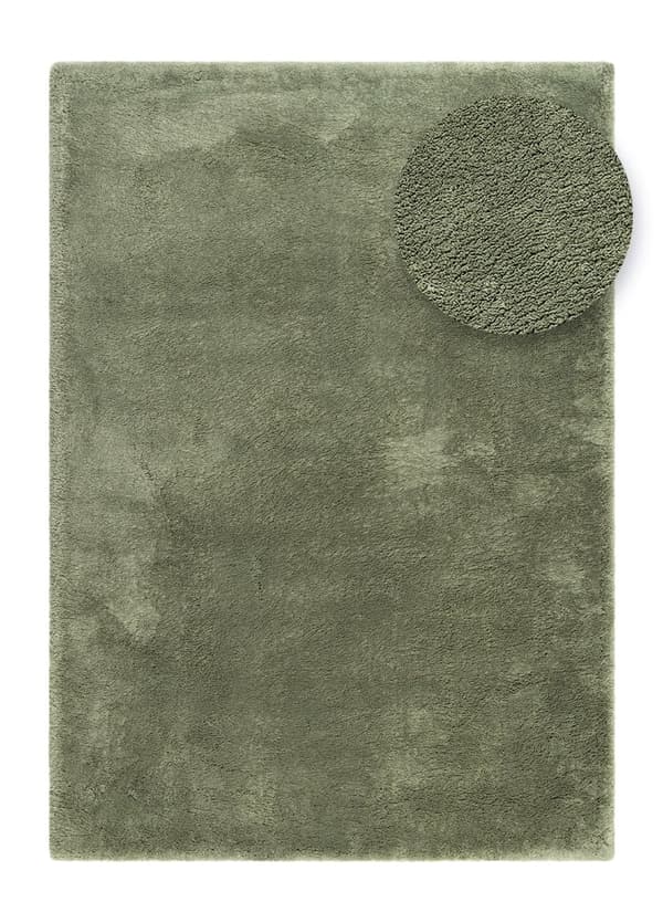 Lucid Grøn 160x230 cm Blød Ryemåtte