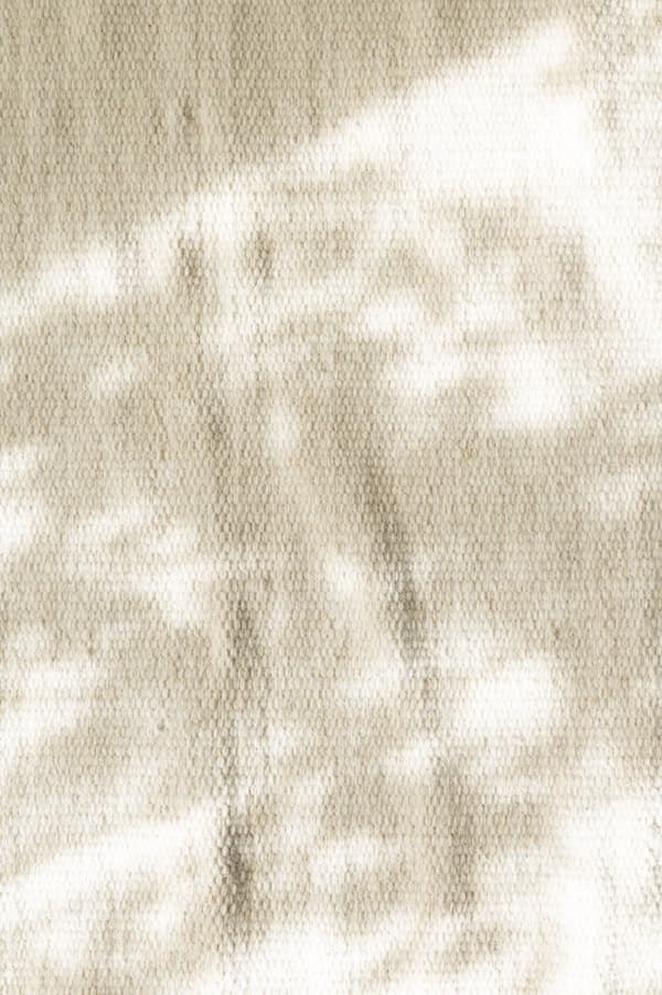 Arbo Creme Uldmåtte 200x200 cm - Håndvævet og Robust