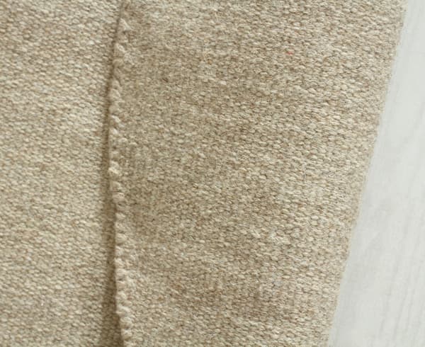 Dalen Beige Rund Uldmåtte 200 cm – Blød & Holdbar