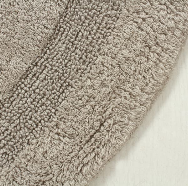 Noah Foam Grå Rund 60 cm Badrumsmatta