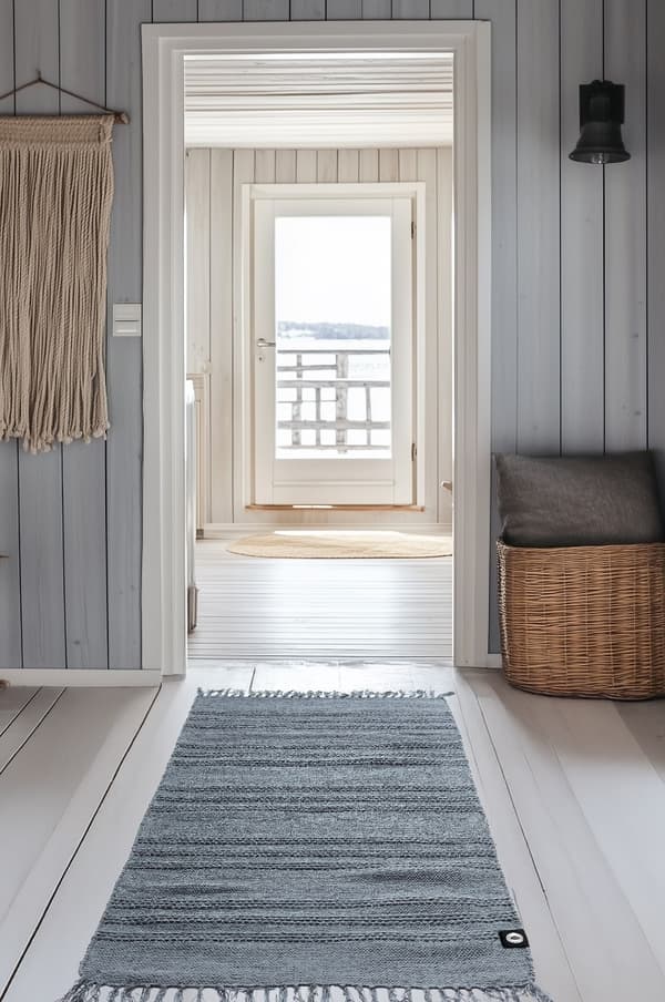 Kireli Blå 75x270 cm Trasmatta