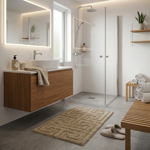 Noah Style Taupe 50x60 cm Badrumsmatta