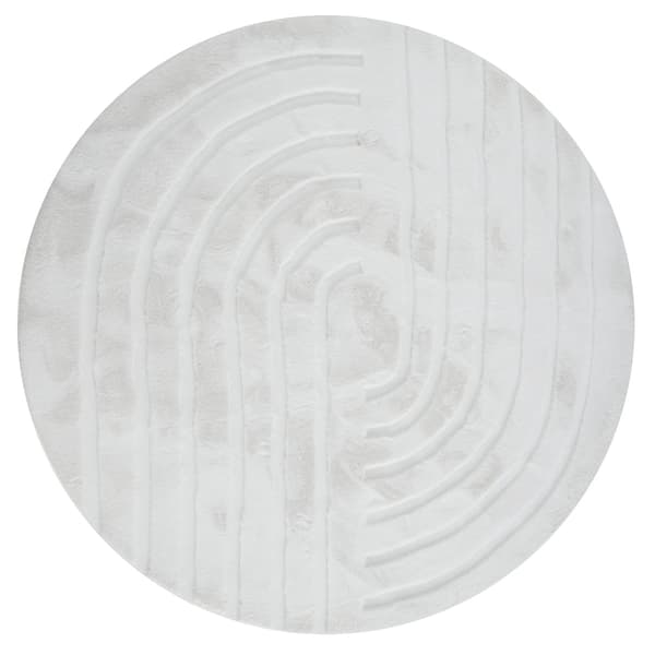 Rabbit Soho Offwhite Rund 160 cm Pälsmatta