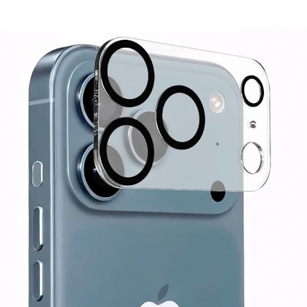 2-Pack iPhone 18 Pro Max Kamera linsecover Hærdet glas