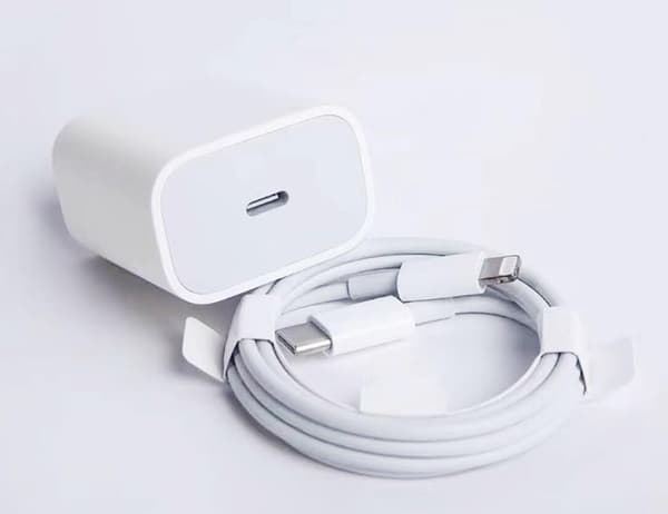 iPhone hurtiglader 11/12 USB-C strøm 20W + 1M kabel