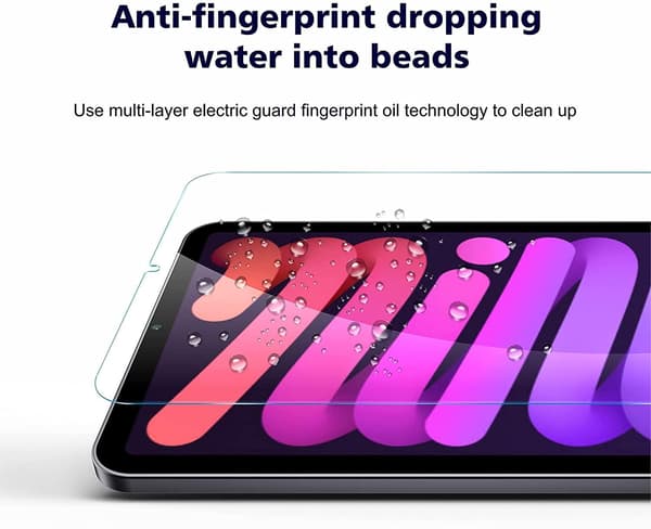 2x Hærdet glasmontre til iPad Mini 6 (2021)
