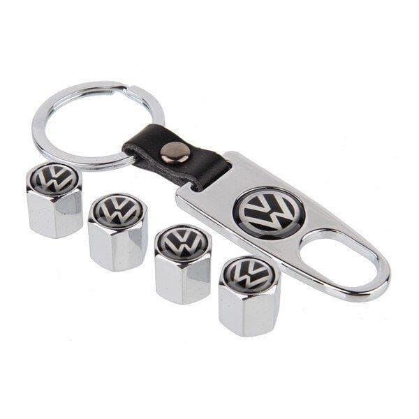 VW-logo ventilhætter ind med nøglering