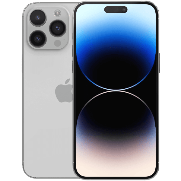 Apple iPhone 14 Pro Max Silver 128 GB Klass A Nytt batteri (Refurbished)