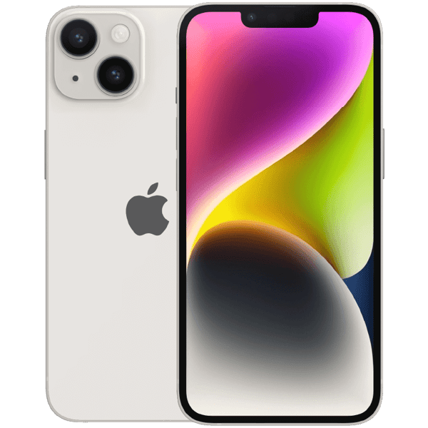 Apple iPhone 14 Starlight 128 GB Klass A (Refurbished)