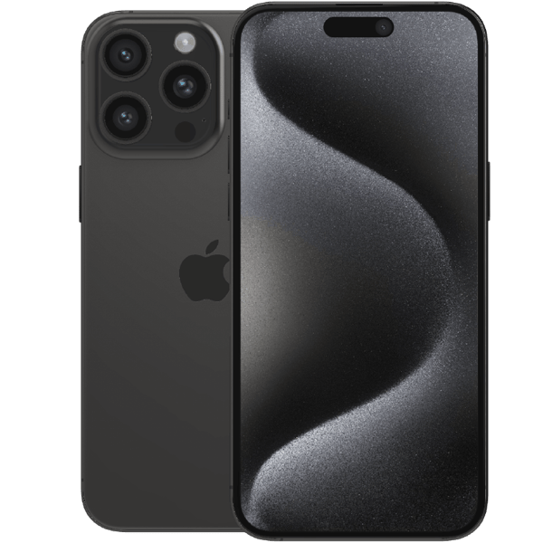 Apple iPhone 15 Pro Max Black Titanium 256 GB Klass B (Refurbished)