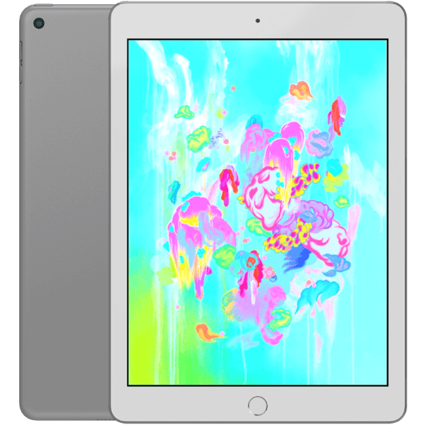 Apple iPad 9,7 6:e gen (2018) Silver WIFI 32GB Klass C (Refurbished)
