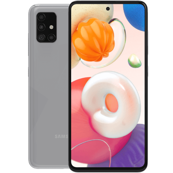 Samsung Galaxy A51 Haze Crush Silver 128 GB Klass C (Refurbished)