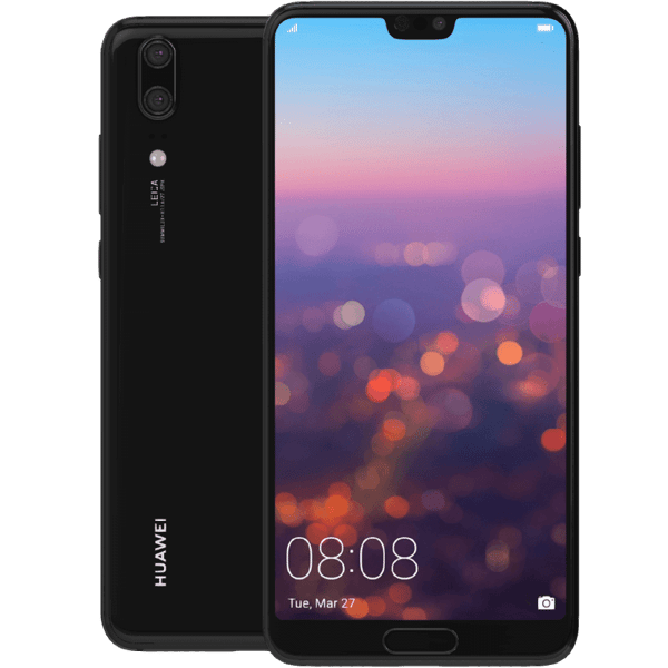 Huawei P20 Black 128 GB Klass A (Refurbished)