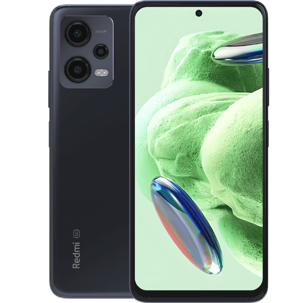 Xiaomi Redmi Note 12 Matte Black 64 GB Klass A (Refurbished)