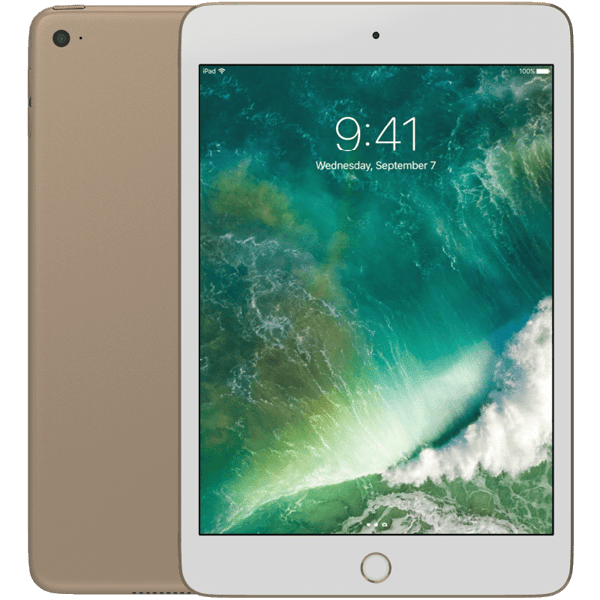 Apple iPad Mini 4 (2015) Gold Wifi 64GB Klass A (Refurbished)