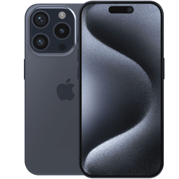 Apple iPhone 15 Pro Blue Titanium 128 GB Klass B (Refurbished)