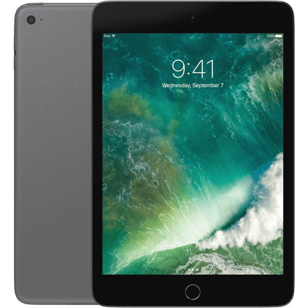 Apple iPad Mini 4 (2015) Space Grey Wifi 128GB Klass B (Refurbished)