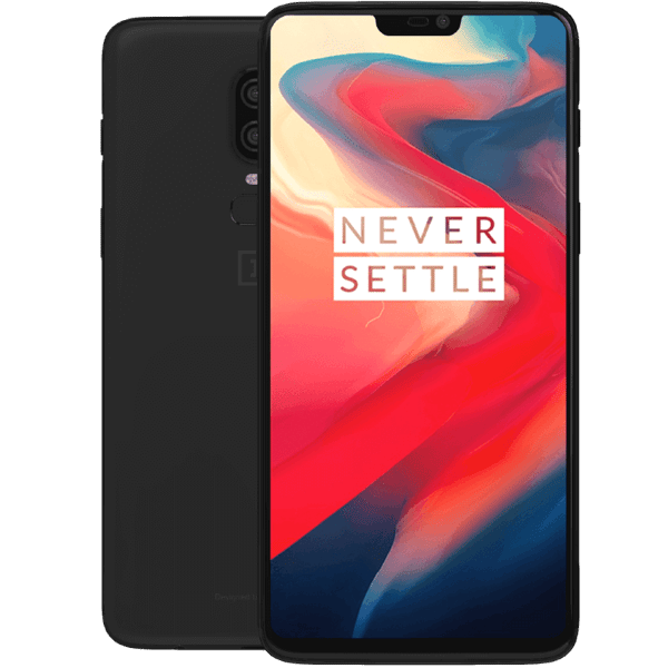 OnePlus 6 Midnight Black 256 GB Klass B (Refurbished)