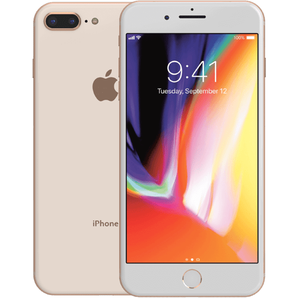 Apple iPhone 8 Plus Gold 64 GB Klass C Nytt batteri original (Refurbished)