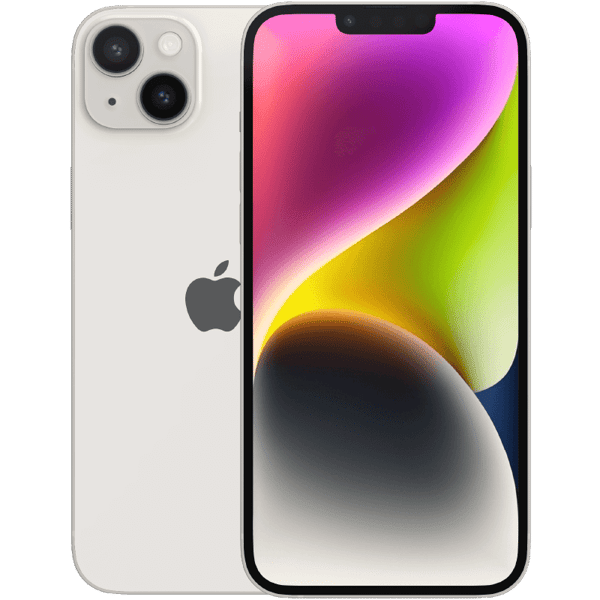 Apple iPhone 14 Plus Starlight 128 GB Klass B Nytt batteri (Refurbished)