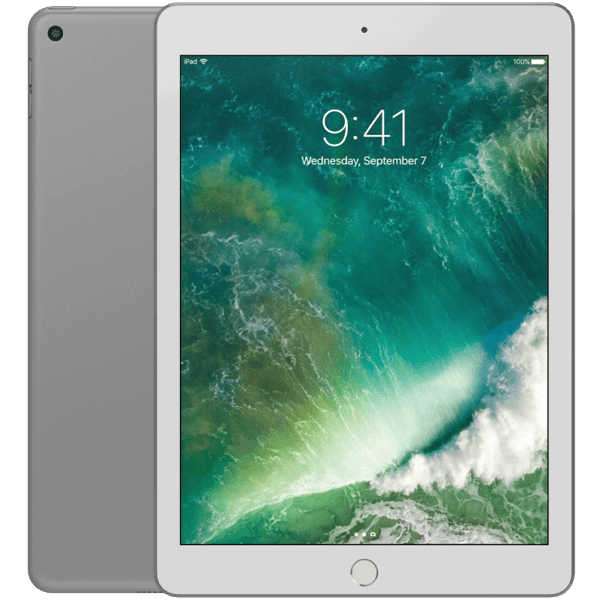 Apple iPad 9,7 5:e gen (2017) Silver 128 GB WIFI Klasse C (Refurbished)