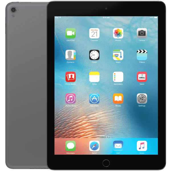 Apple iPad Pro 9,7 (2016) Space Grey WiFi + Cellular 32 GB Klass B (Refurbished)