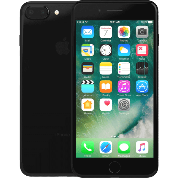 Apple iPhone 7 Plus Jet Black 256 GB Klass B (Refurbished)