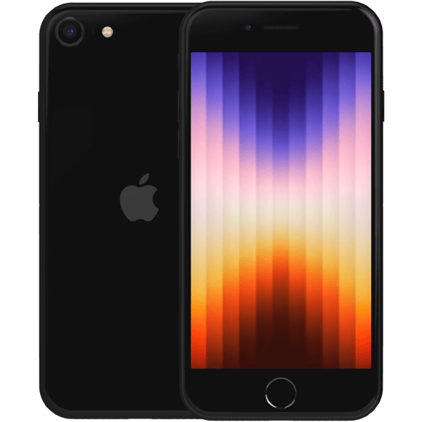 Apple iPhone SE (2022) Midnight 64 GB Klass C (Refurbished)