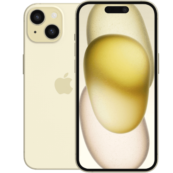 Apple iPhone 15 Yellow 128 GB Klasse B (Refurbished)