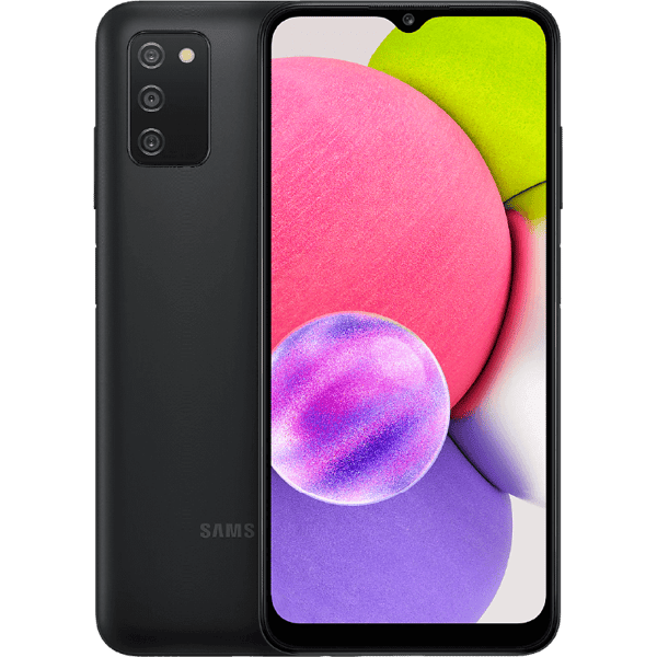 Samsung Galaxy A03s Black 64 GB Klass B (Refurbished)
