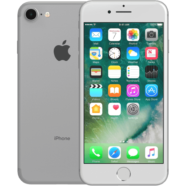 Apple iPhone 7 Silver 32 GB Klass B Nytt batteri original (Refurbished)