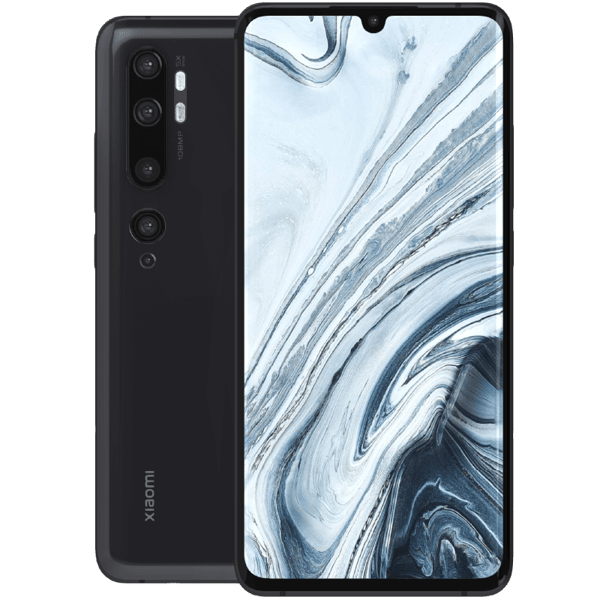 Xiaomi Mi Note 10 Midnight Black 128 GB Klass B (Refurbished)