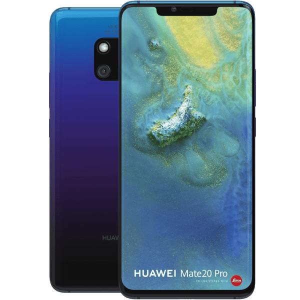 Huawei Mate 20 Pro Twilight 128 GB Klass A (Refurbished)