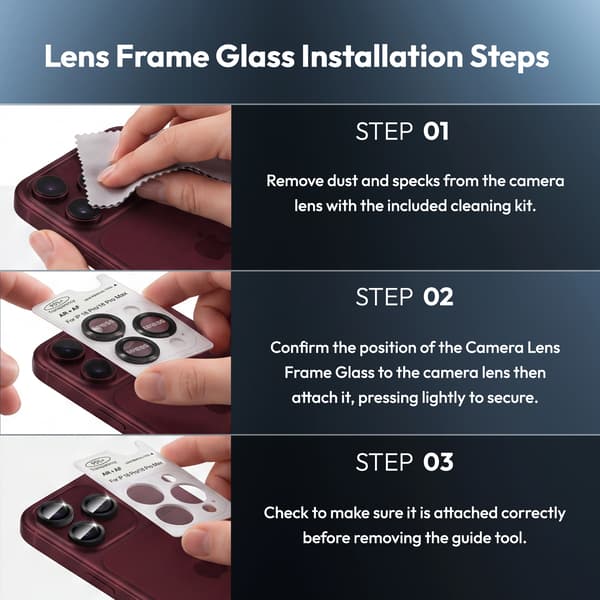 2-Pack iPhone 18 Pro Kameralinsskydd - Härdat Glas 9H - Super kvalitet 3D
