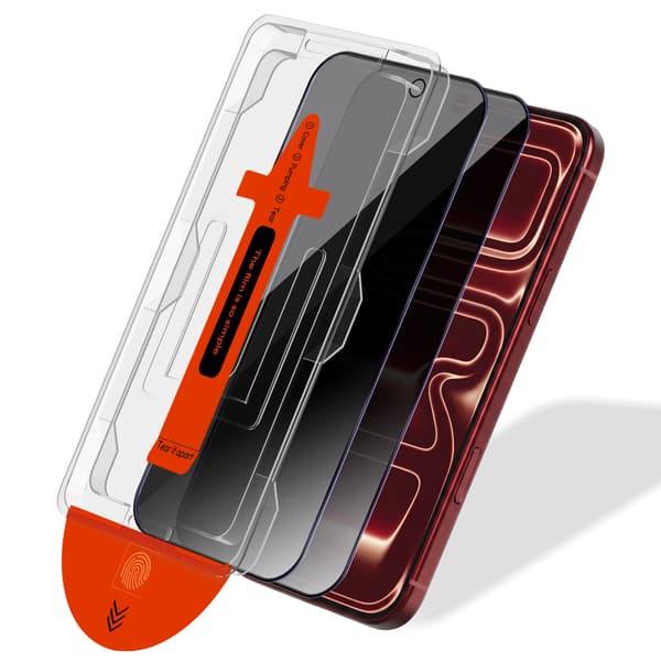 2-Pack iPhone 18 Pro Max Privacy Skärmskydd - Härdat Glas | [Automatisk Installation] - Bubbelfritt