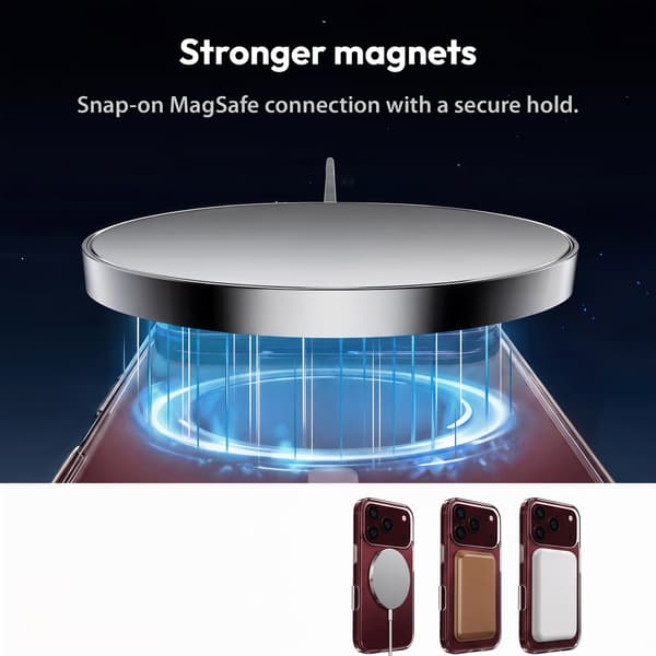MagCase för iPhone 18 Pro Max – Kristallklart MagSafe-skal