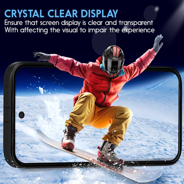 1-Pack Google Pixel 10A Skärmskydd - Härdat Glas 9H - Super kvalitet 3D